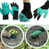 Garden Gloves with Claws For Digging and Planting - ModernKitchenMaker.com