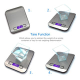 Multi-function Digital Food Kitchen Scale, Stainless Steel w/ LCD Display - ModernKitchenMaker.com