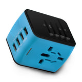 Universal Travel Power Adapter 4 USB Usable Worldwide - ModernKitchenMaker.com