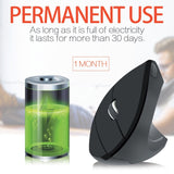 Wireless Ergonomic Vertical Mouse Carpal Tunnel Relief - ModernKitchenMaker.com