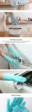 Magic Silicone Dish Washing Gloves - ModernKitchenMaker.com
