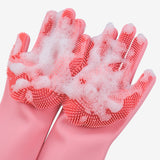 Magic Silicone Dish Washing Gloves - ModernKitchenMaker.com