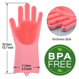 Magic Silicone Dish Washing Gloves - ModernKitchenMaker.com