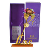 24k Golden Rose the Rose of Eternity Dipped in Gold - ModernKitchenMaker.com