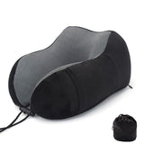 Memory Foam Travel Pillow / Memory Foam Neck Pillow with Carrying Bag - ModernKitchenMaker.com