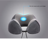 Memory Foam Travel Pillow / Memory Foam Neck Pillow with Carrying Bag - ModernKitchenMaker.com