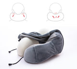 Memory Foam Travel Pillow / Memory Foam Neck Pillow with Carrying Bag - ModernKitchenMaker.com