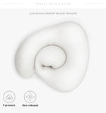 Memory Foam Travel Pillow / Memory Foam Neck Pillow with Carrying Bag - ModernKitchenMaker.com