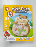 BlitzPop 4.0: Fast Push Pop It Game - Light Up Edition | Blitz Pop Game | Quick Push Bubble Fun | Pop It Fidget Toy Game Controller | Fast Push Game - Ultimate Sensory Experience