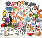 Sticker Pack – 50 PCS Cute Animal Stickers for Kids, Waterproof Vinyl Stickers for Water Bottles, Laptops, Scrapbooking, Classroom Rewards & Party Favors - Modern Kitchen Maker