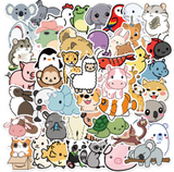Sticker Pack – 50 PCS Cute Animal Stickers for Kids, Waterproof Vinyl Stickers for Water Bottles, Laptops, Scrapbooking, Classroom Rewards & Party Favors - Modern Kitchen Maker