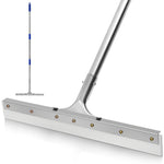 MHM's AquaSlide MiniPushPro - 18-Inch Floor Squeegee for Concrete Floors - Squeegee Broom for Floor & Window Cleaning Rubber Squeegee