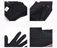 Winter Gloves that enables Touch Screen and Great for Riding Motorcycle, Bicycling and is WaterProof