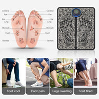 Portable EMS Foot Massager with Foldable Design