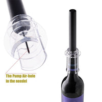 Air Pressure Wine Opener Black - ModernKitchenMaker.com