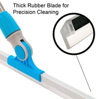 Floor Squeegee extendable window squeegee Long Handle Squeegee with 180 rotation squeege water broom - ModernKitchenMaker.com