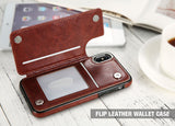 Retro iPhone Leather Wallet Case - ModernKitchenMaker.com