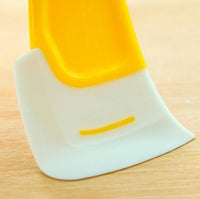 Silicone Curved Edge Spatula for Getting to the bottom of Pans and Mixing - ModernKitchenMaker.com