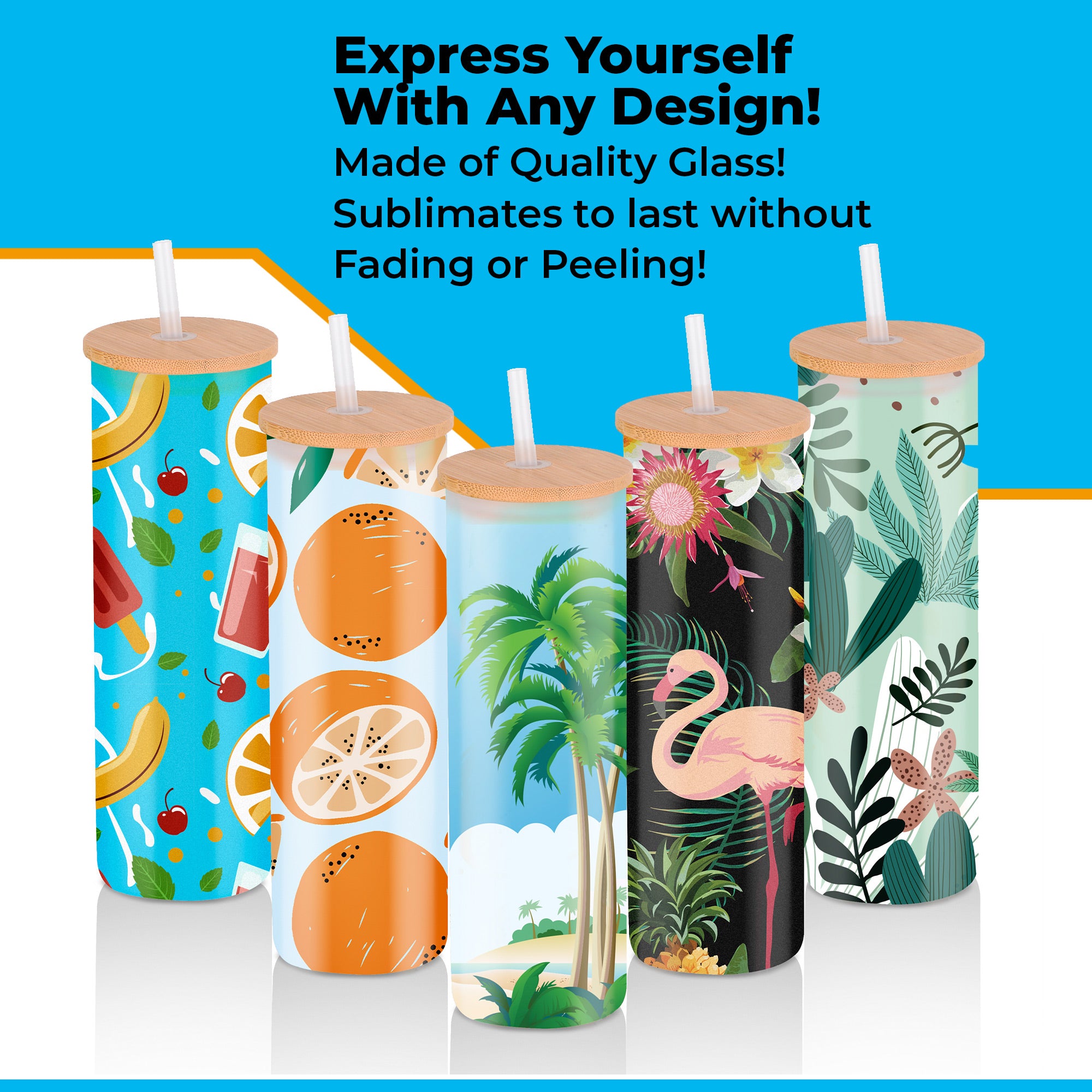 20 oz Sublimation GLASS CAN Tumbler – PRIME TYME TEES & MORE