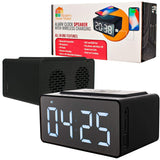 Wireless Charging Radio Clock Alarm Clock with Bluetooth Speakers - ModernKitchenMaker.com