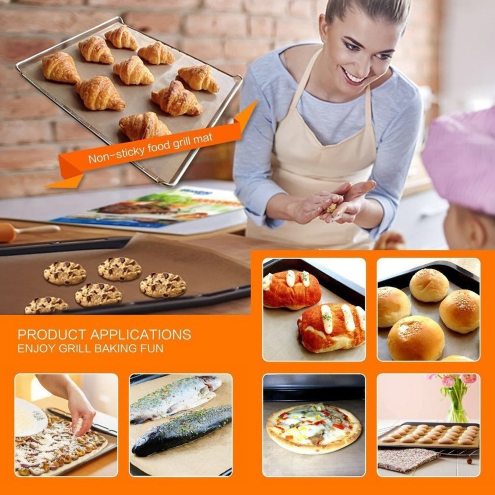 Copper grill and bake mats best sale