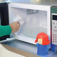 Microwave / Oven Steam Cleaner with Vinegar and Water, Angry Mama - ModernKitchenMaker.com