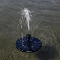 Solar Powered Fountain with 3 Different Spray Heads - ModernKitchenMaker.com