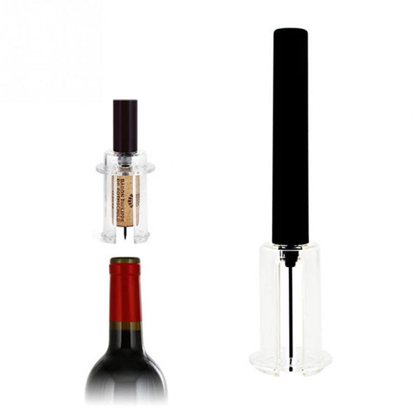 Air Pressure Wine Opener Black - ModernKitchenMaker.com