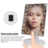 Countertop Makeup Mirrors with Light, Touch Screen LED Lights - ModernKitchenMaker.com