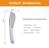 High Pressure Hand Held Shower Head Laser Cut With 300 Holes - ModernKitchenMaker.com