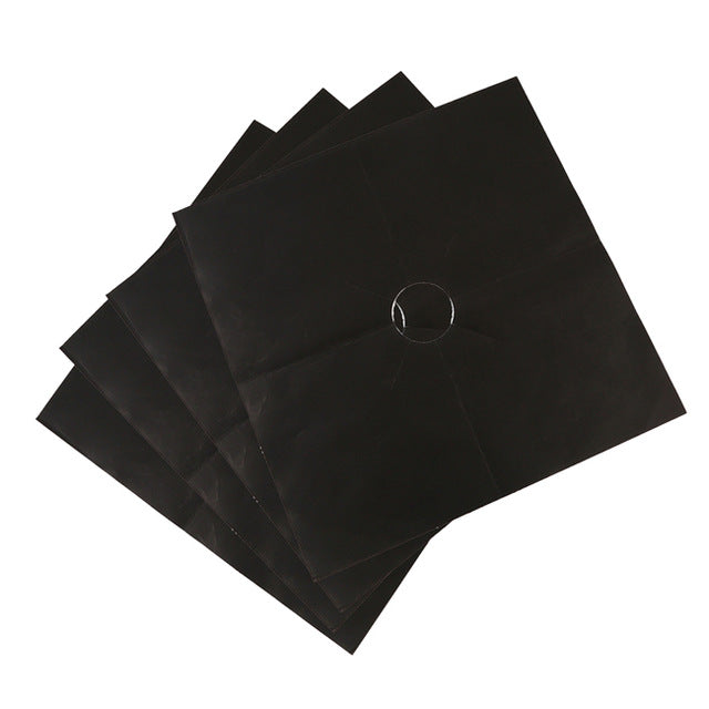 Stove Covers Fiber Glass Cloth Stove Top Covers 8 Piece Non-Stick