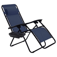 Zero Gravity  Reclining Lounge Chair for Beach or Outdoor w/ Utility Tray - ModernKitchenMaker.com