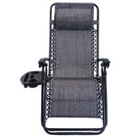 Zero Gravity  Reclining Lounge Chair for Beach or Outdoor w/ Utility Tray - ModernKitchenMaker.com